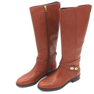 Coach Essex Brown leather knee high boots , 8 1/2